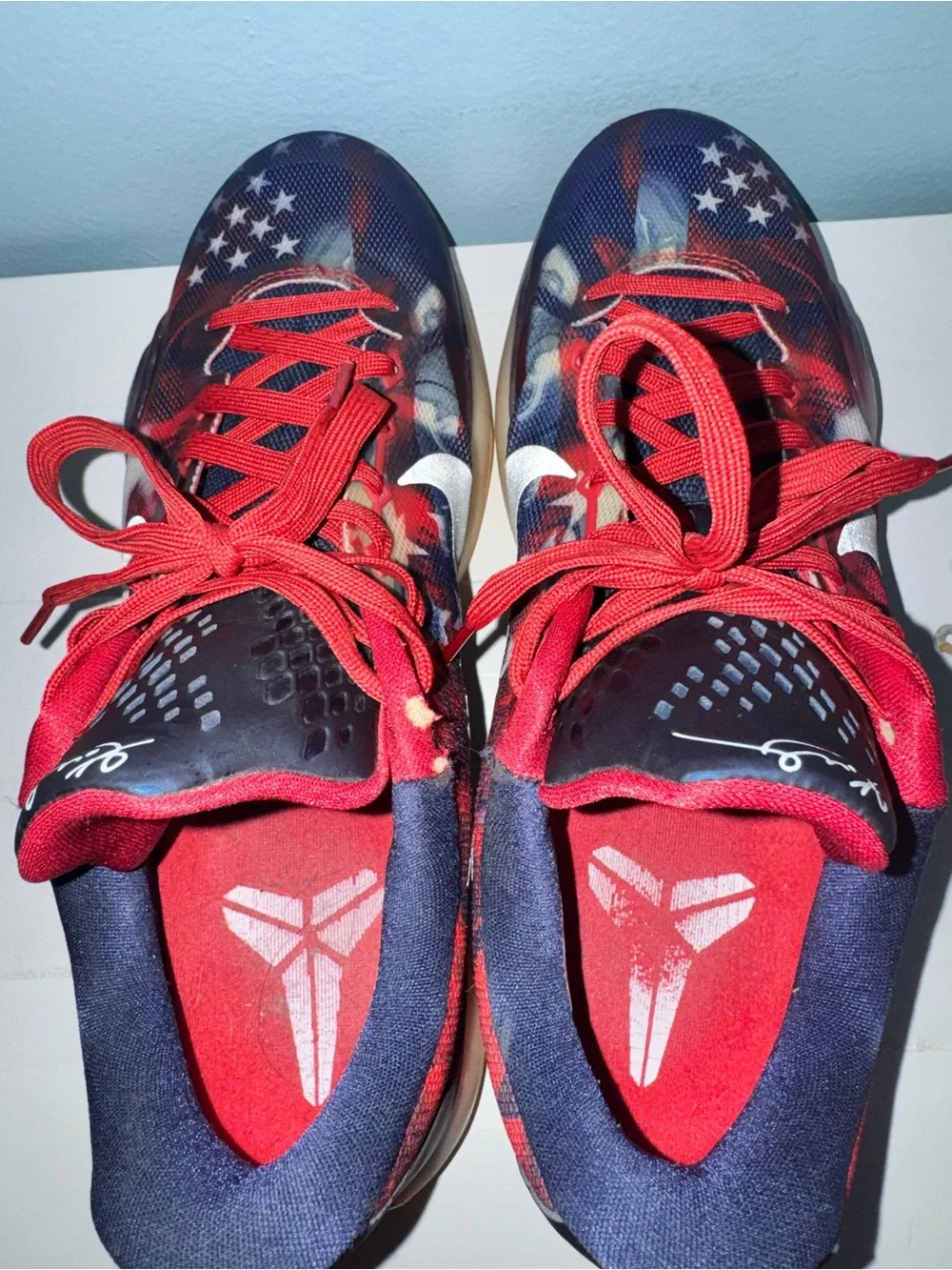 Nike Kobe 10 X USA Independence Day Mens Size 11.5 Sneakers